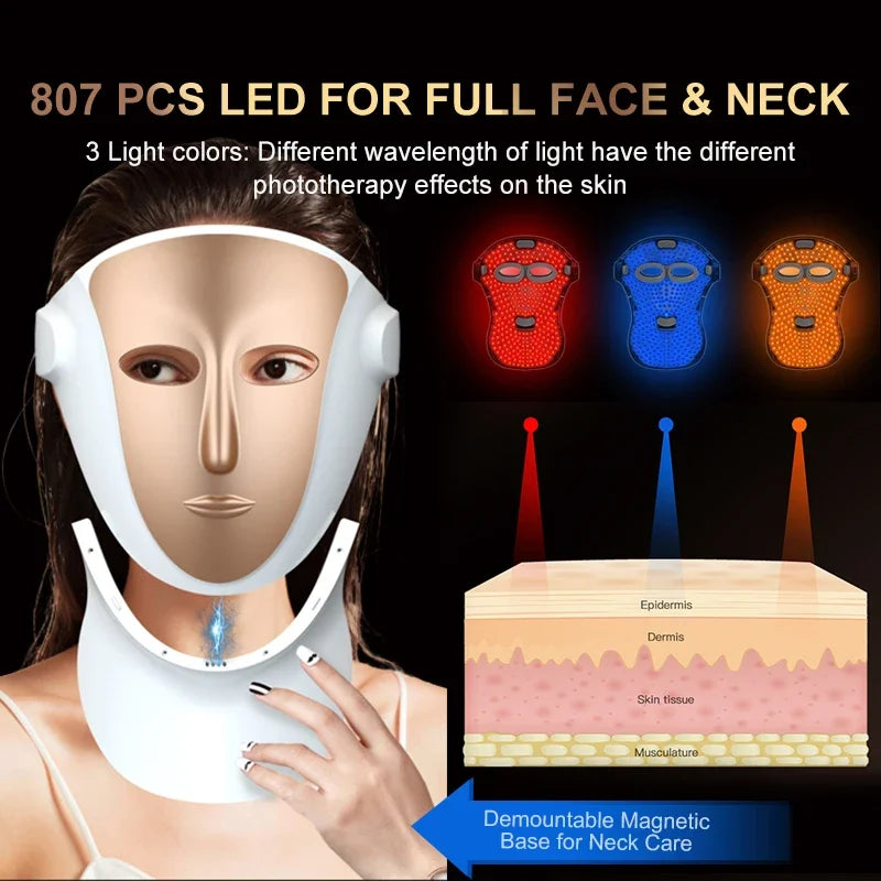 LUMEA LED Face & Neck Mask Red Light Therapy