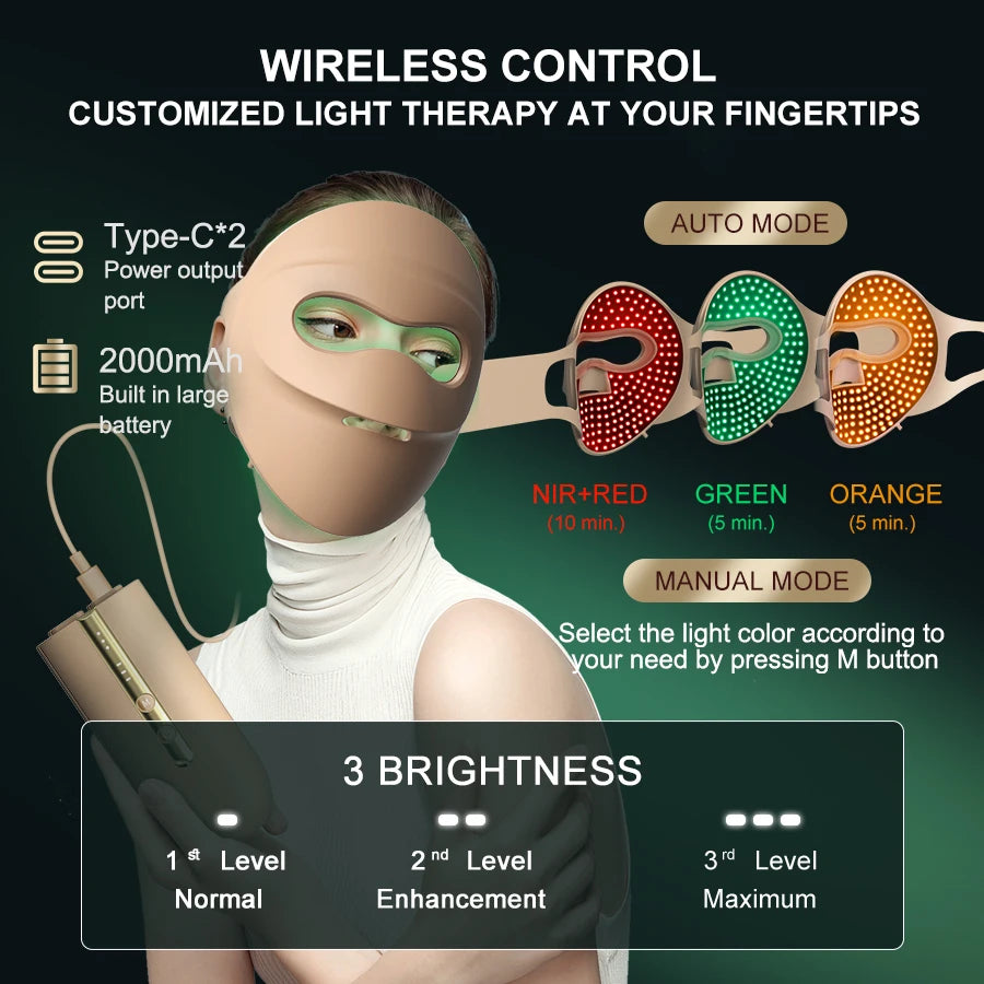 LUMEA Infrared LED Face & Neck Mask