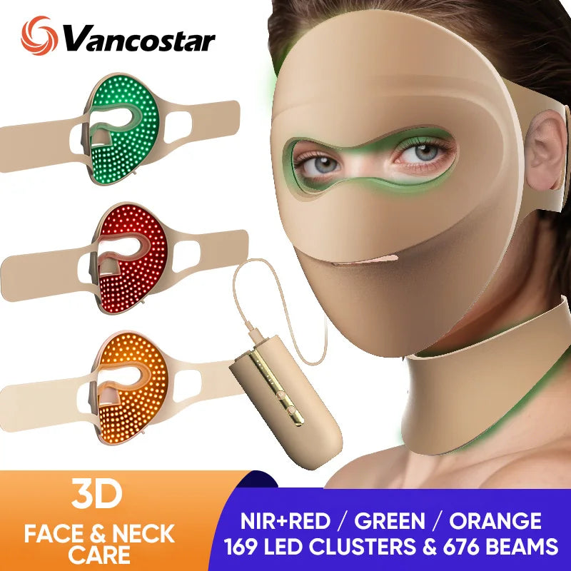LUMEA Infrared LED Face & Neck Mask
