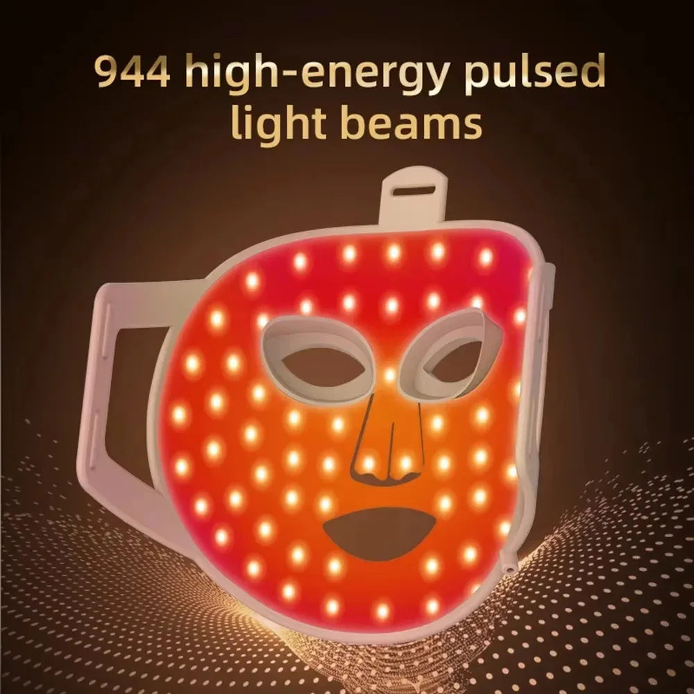New 8 Colors Photon Nir Light Skin Rejuvenation for Facial 850nm Led Red Infrared Led Face Mask Red Light Therapy Photon Mask